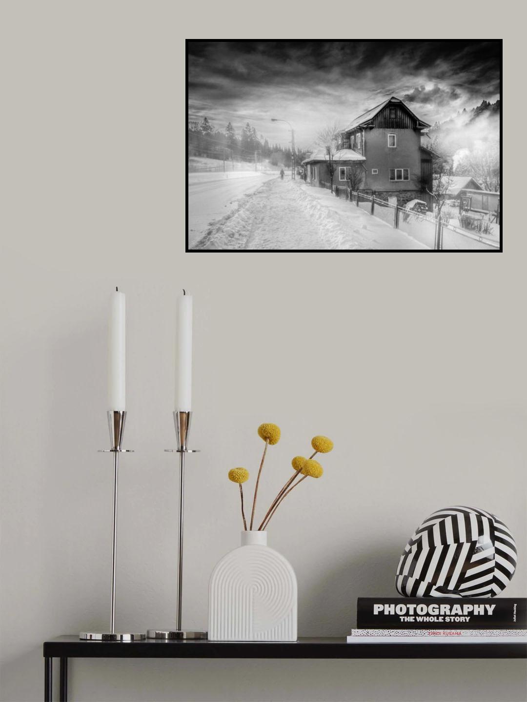 The road to fog Poster och Canvastavla