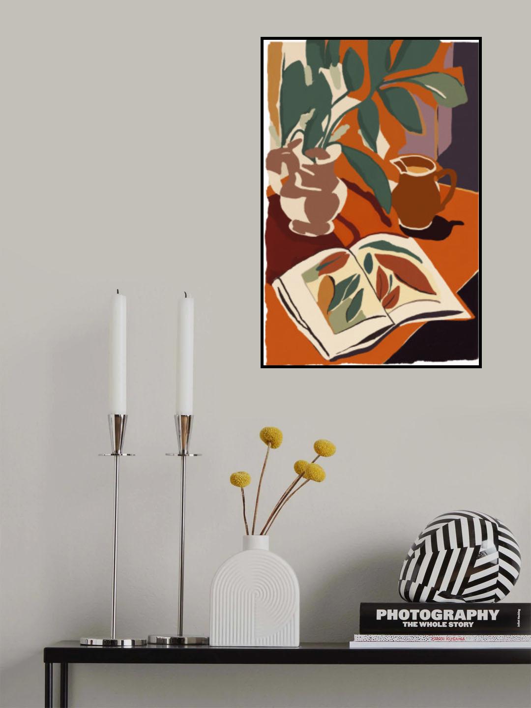 Botanic Study Poster och Canvastavla