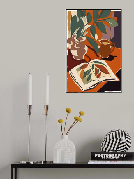 Botanic Study Poster och Canvastavla