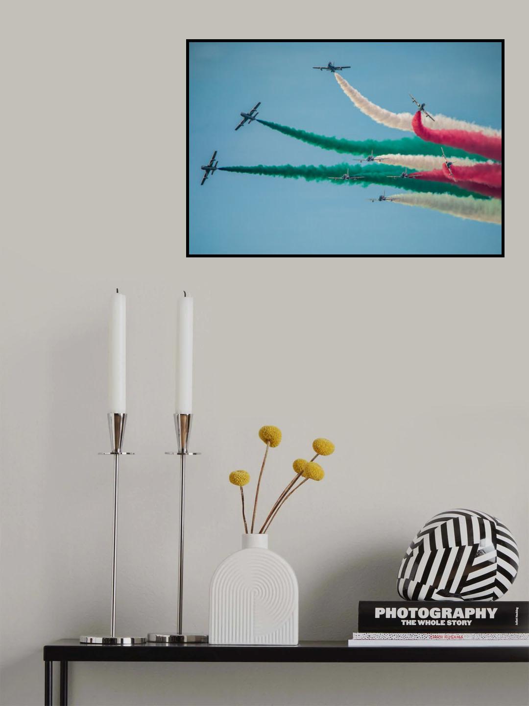 FRECCE TRICOLORE Poster och Canvastavla
