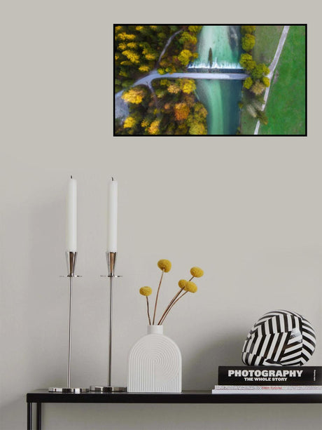 Autumn river Poster och Canvastavla