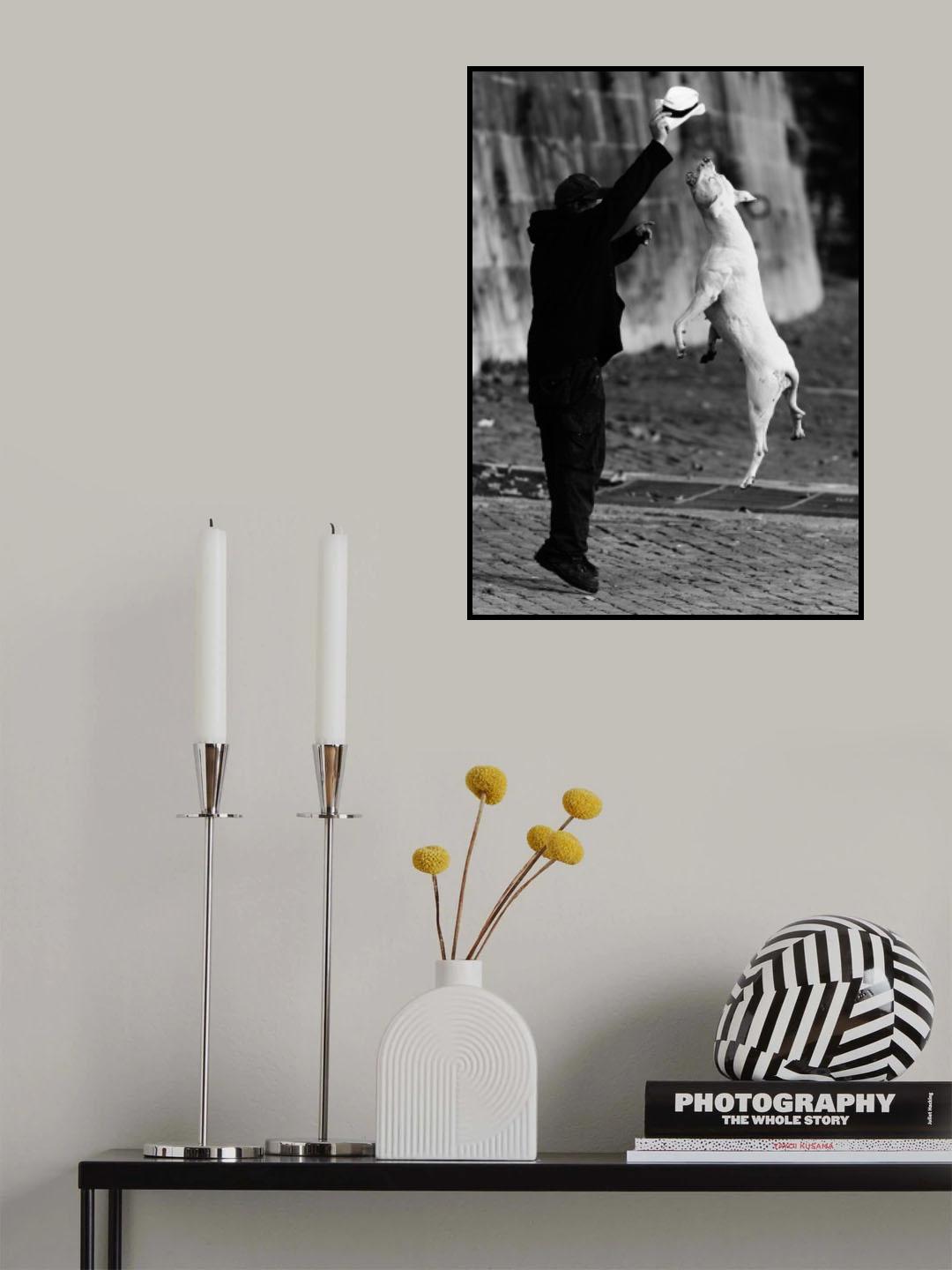 jumping with my friend Poster och Canvastavla