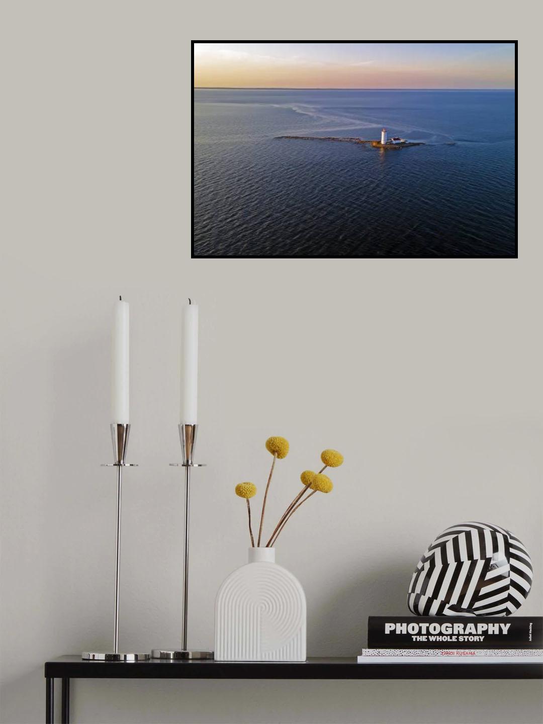 Tolbukhin lighthouse Poster och Canvastavla
