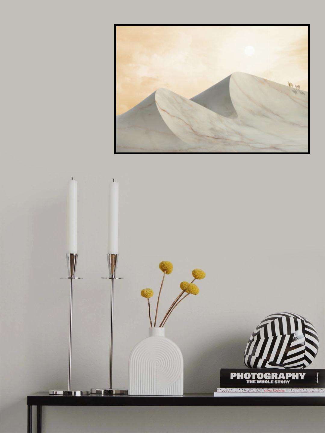 Marble Landscape 09 Poster och Canvastavla