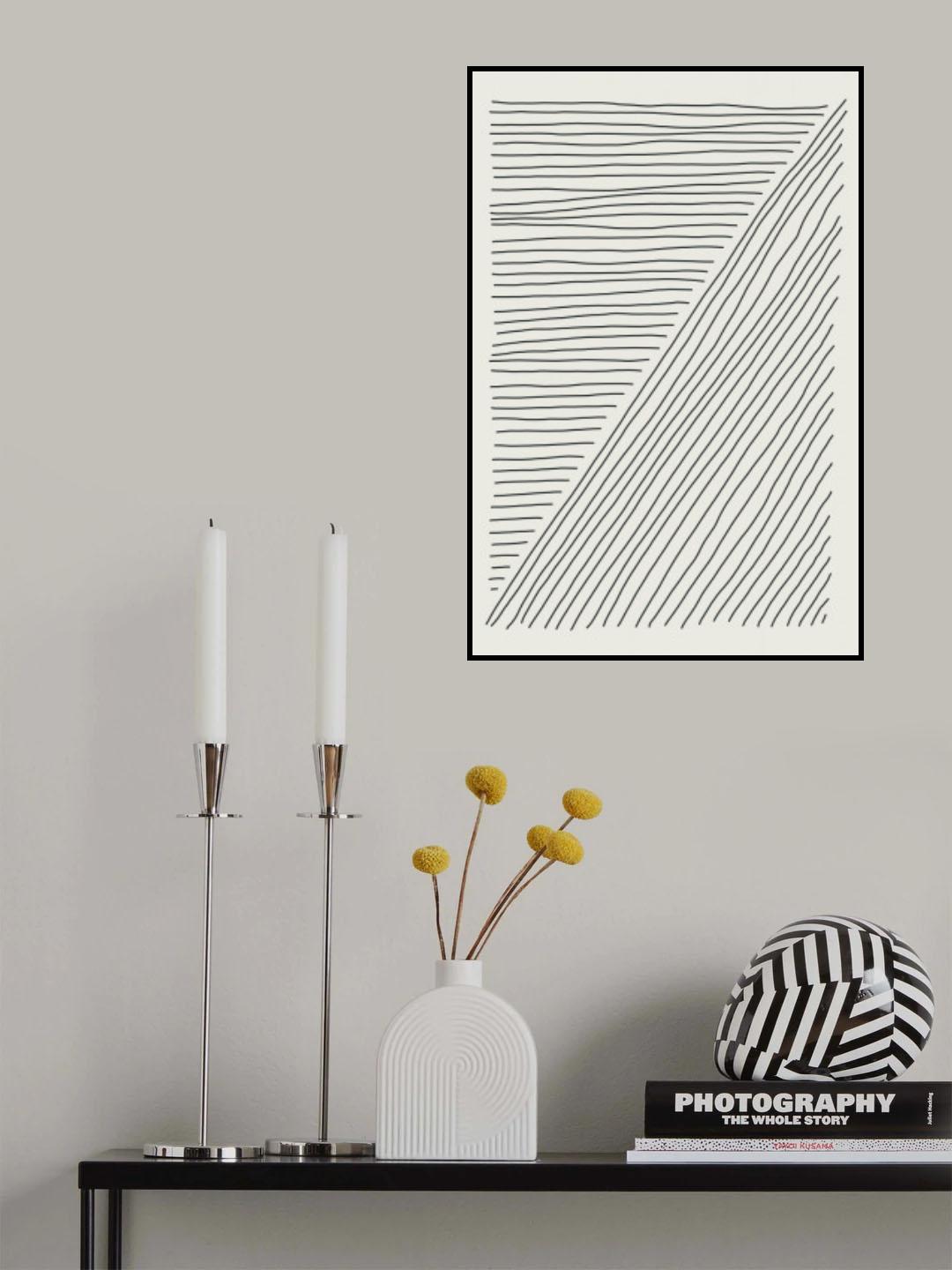 Boho Line Vibes #3 Poster och Canvastavla