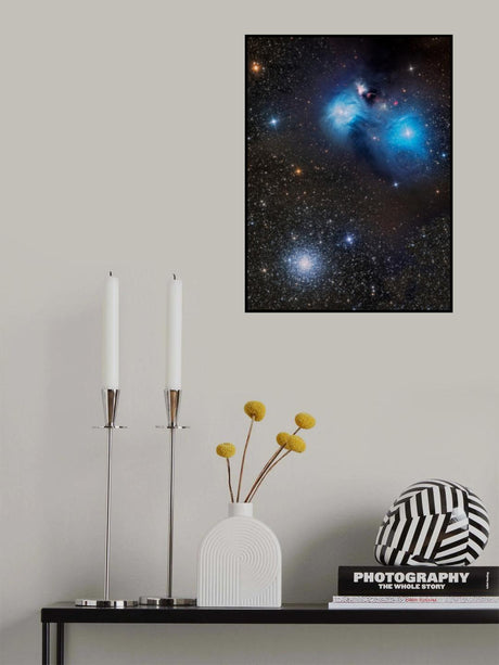 Blue Eyes and a smile - NGC 6726 Poster och Canvastavla