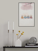 Cute Monks Poster och Canvastavla