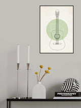 Guitar Poster och Canvastavla