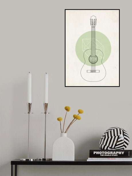 Guitar Poster och Canvastavla