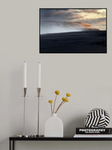 Black Sand Beach Poster och Canvastavla