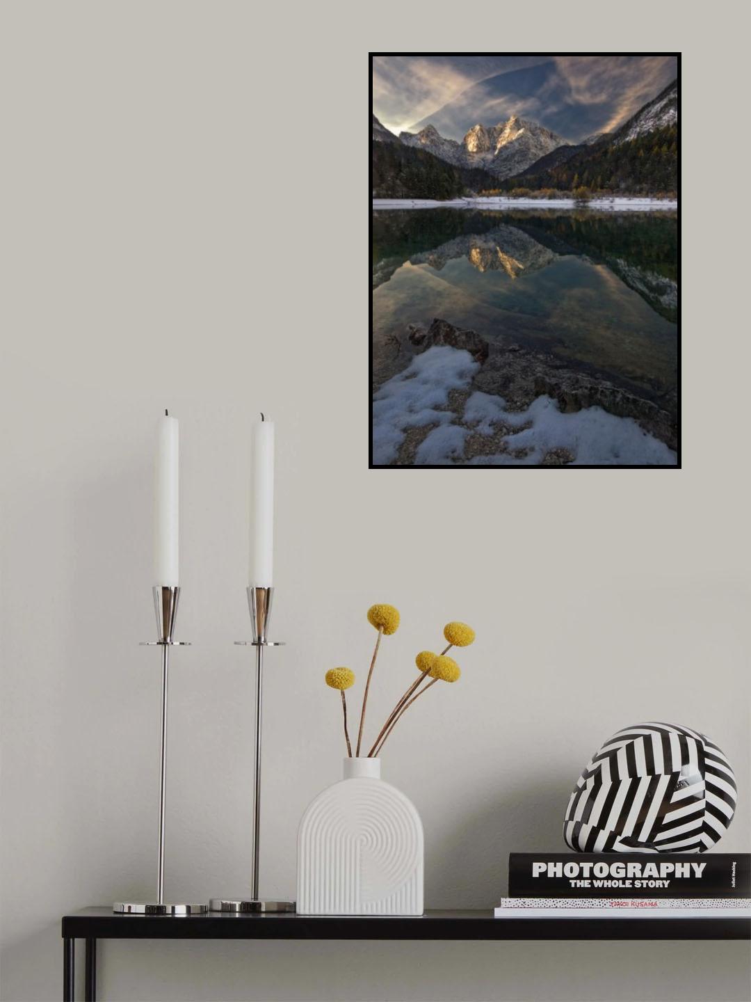 Autumn reflection Poster och Canvastavla