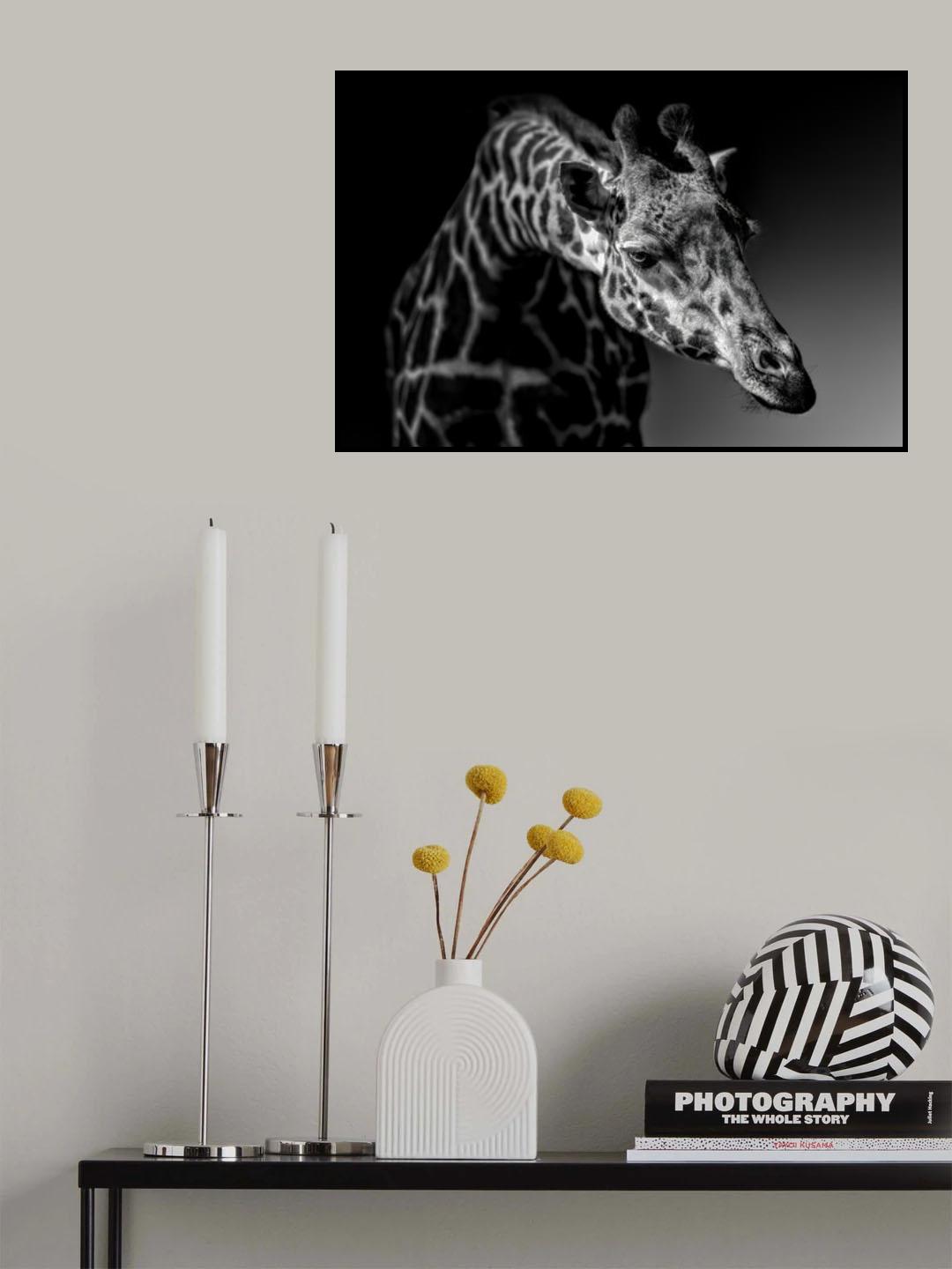 Giraffe Poster och Canvastavla