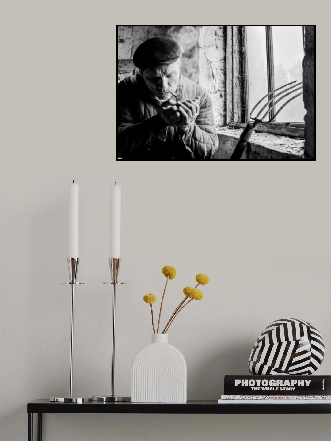 Smoke break Poster och Canvastavla