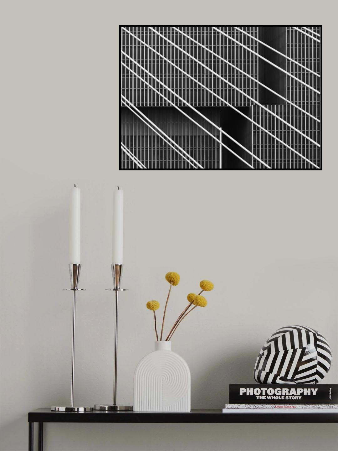 Behind bars. Poster och Canvastavla