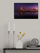 Passo Giau - reflection Poster och Canvastavla