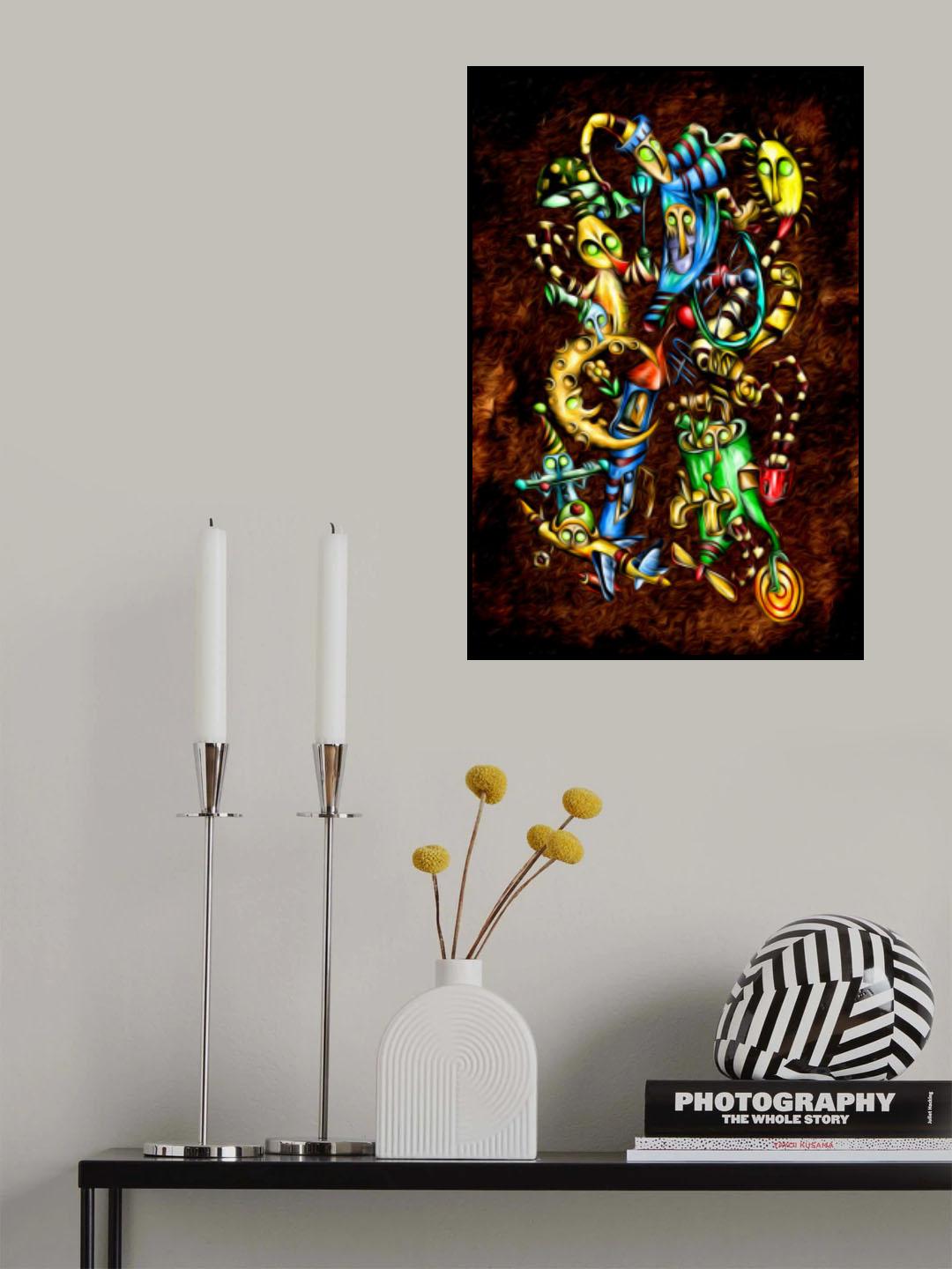 Sleepless Nights No. 7 - surreal Poster och Canvastavla