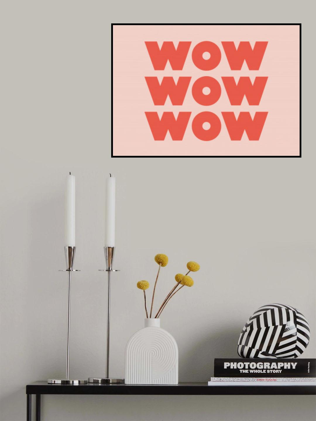 WOW WOW WOW Poster och Canvastavla