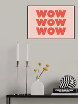 WOW WOW WOW Poster och Canvastavla