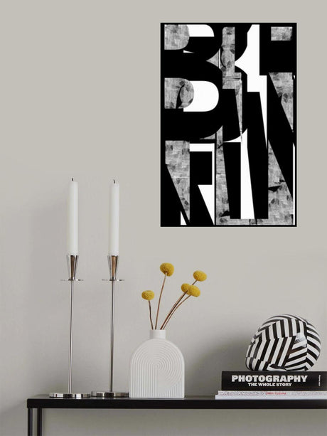 Typography No1 Poster och Canvastavla
