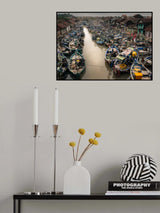 Fishing village overview Poster och Canvastavla