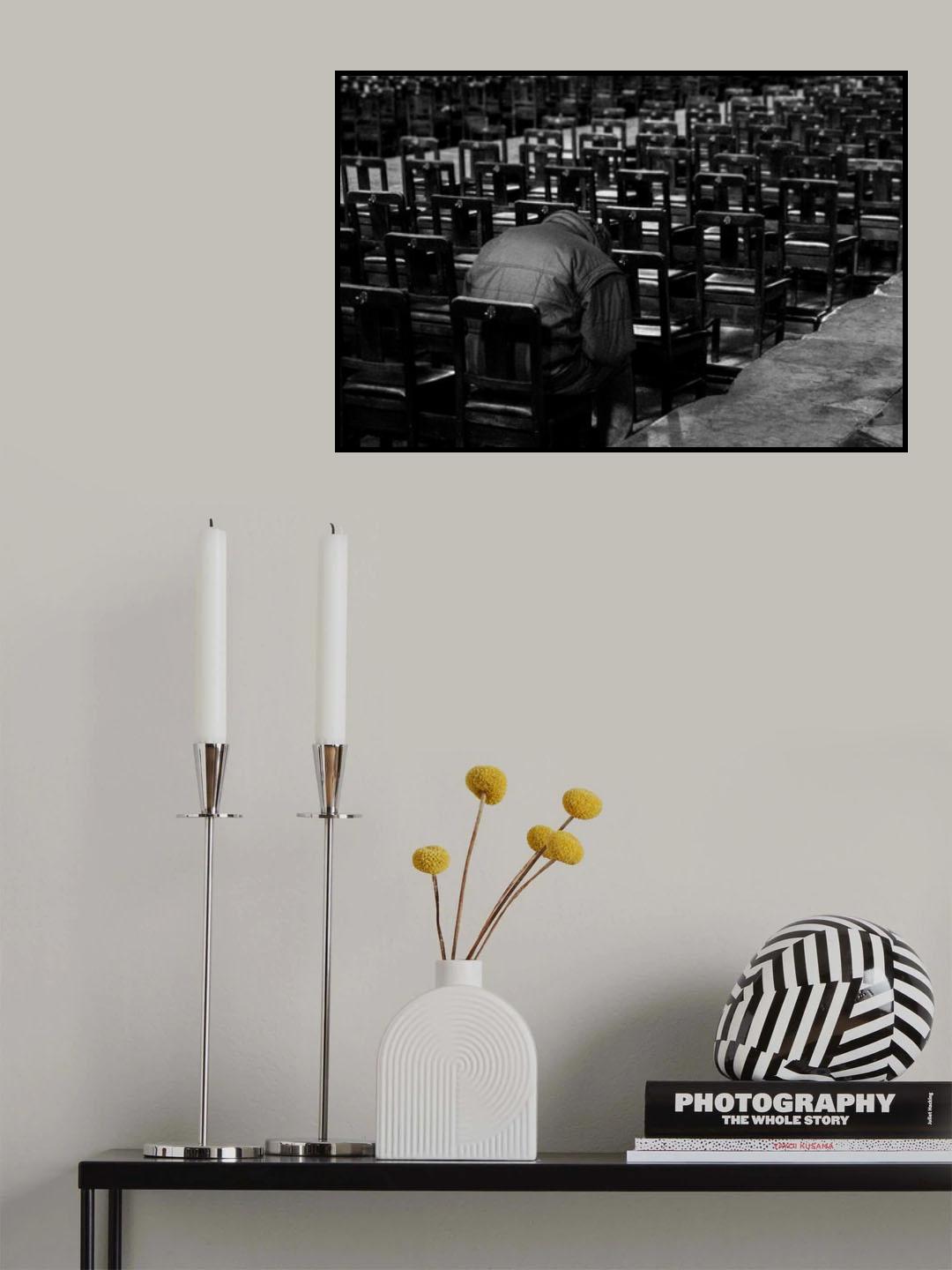 Praying Poster och Canvastavla