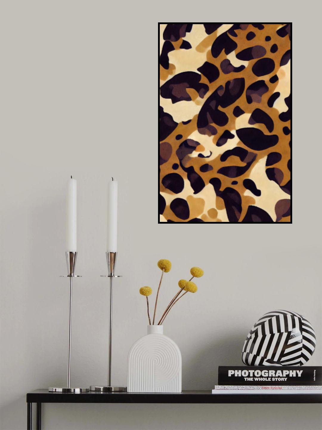 Leo Pattern Poster och Canvastavla