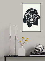 Abstract Faces Series #4 Poster och Canvastavla