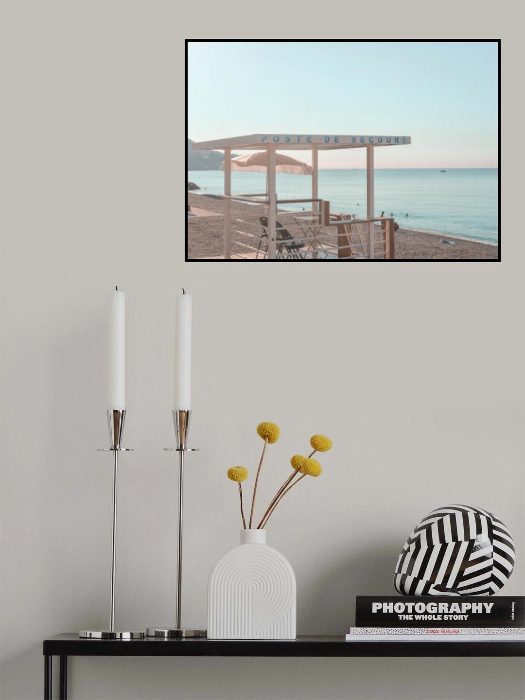 Riviera Beach Poster och Canvastavla