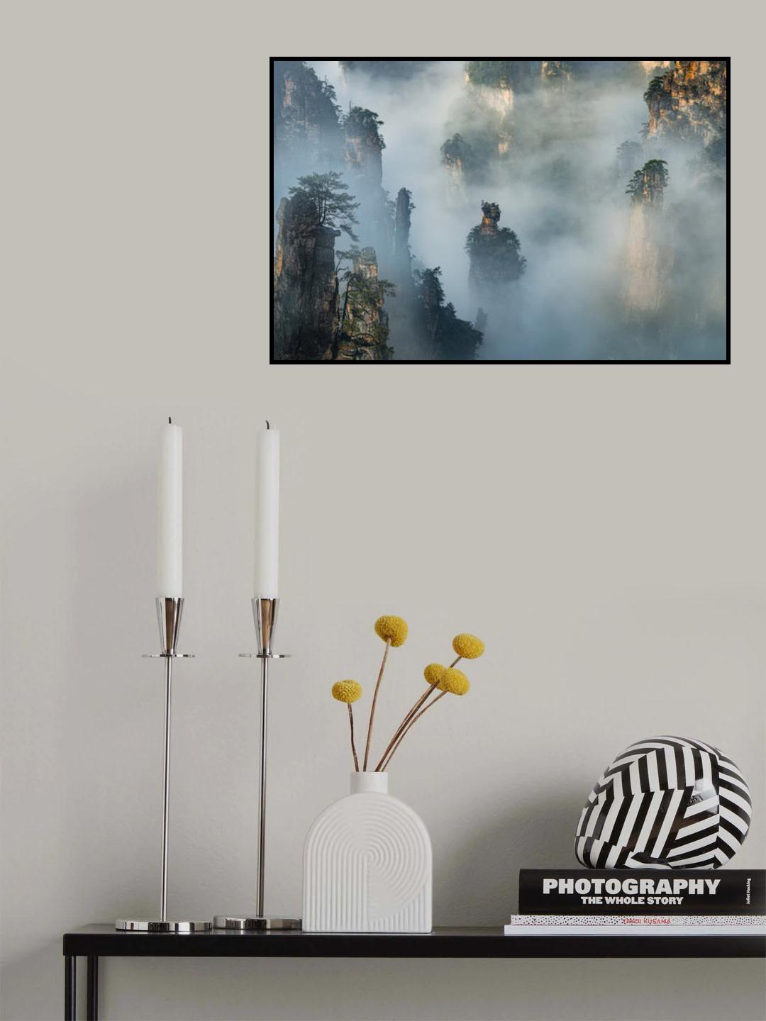 Wulingyuan Scenic Area Poster och Canvastavla