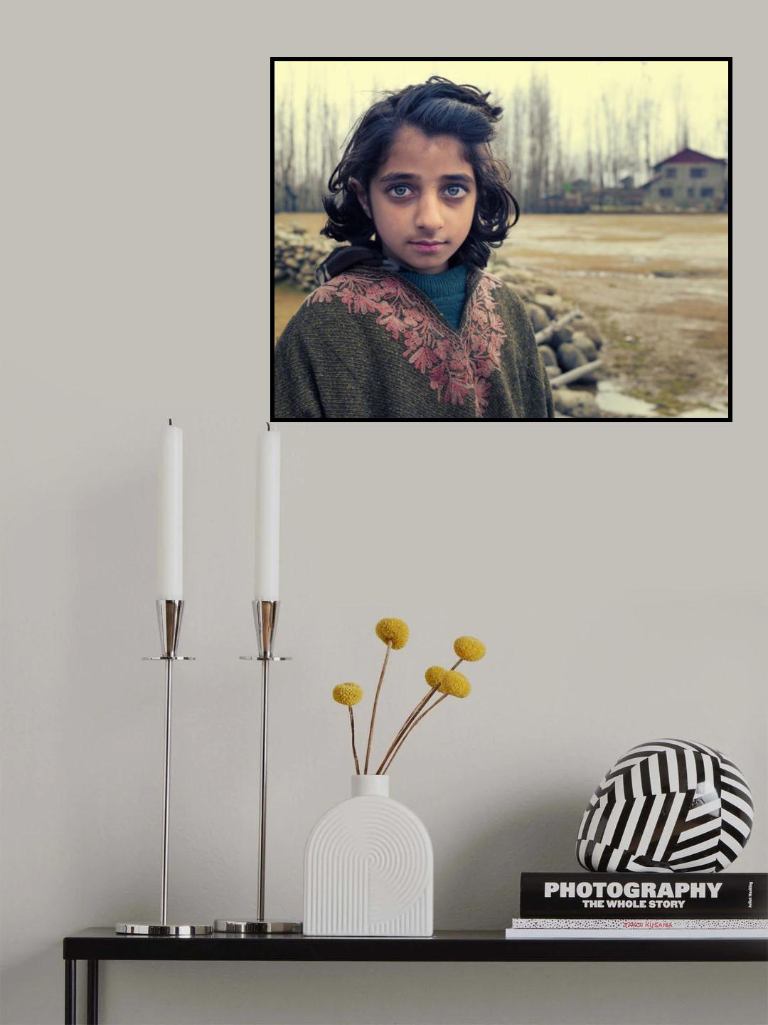 Kashmiri girl Poster och Canvastavla
