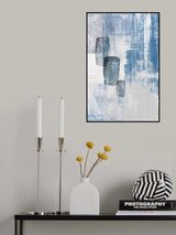 Blue Canvas 2 Poster och Canvastavla