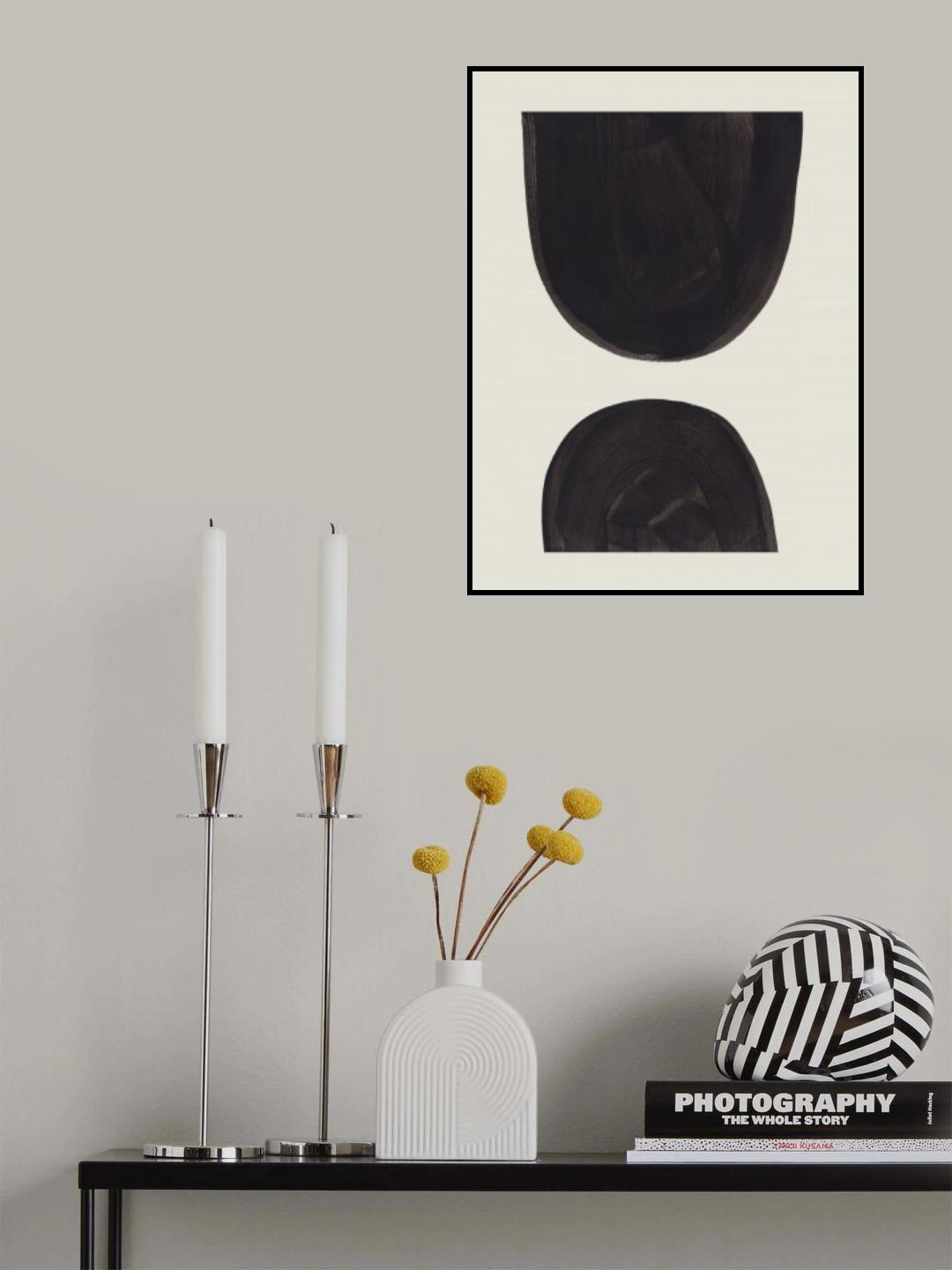 Ink Motif 36 Poster och Canvastavla