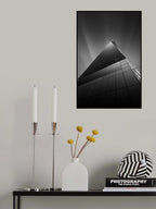 Dark glass tower Poster och Canvastavla