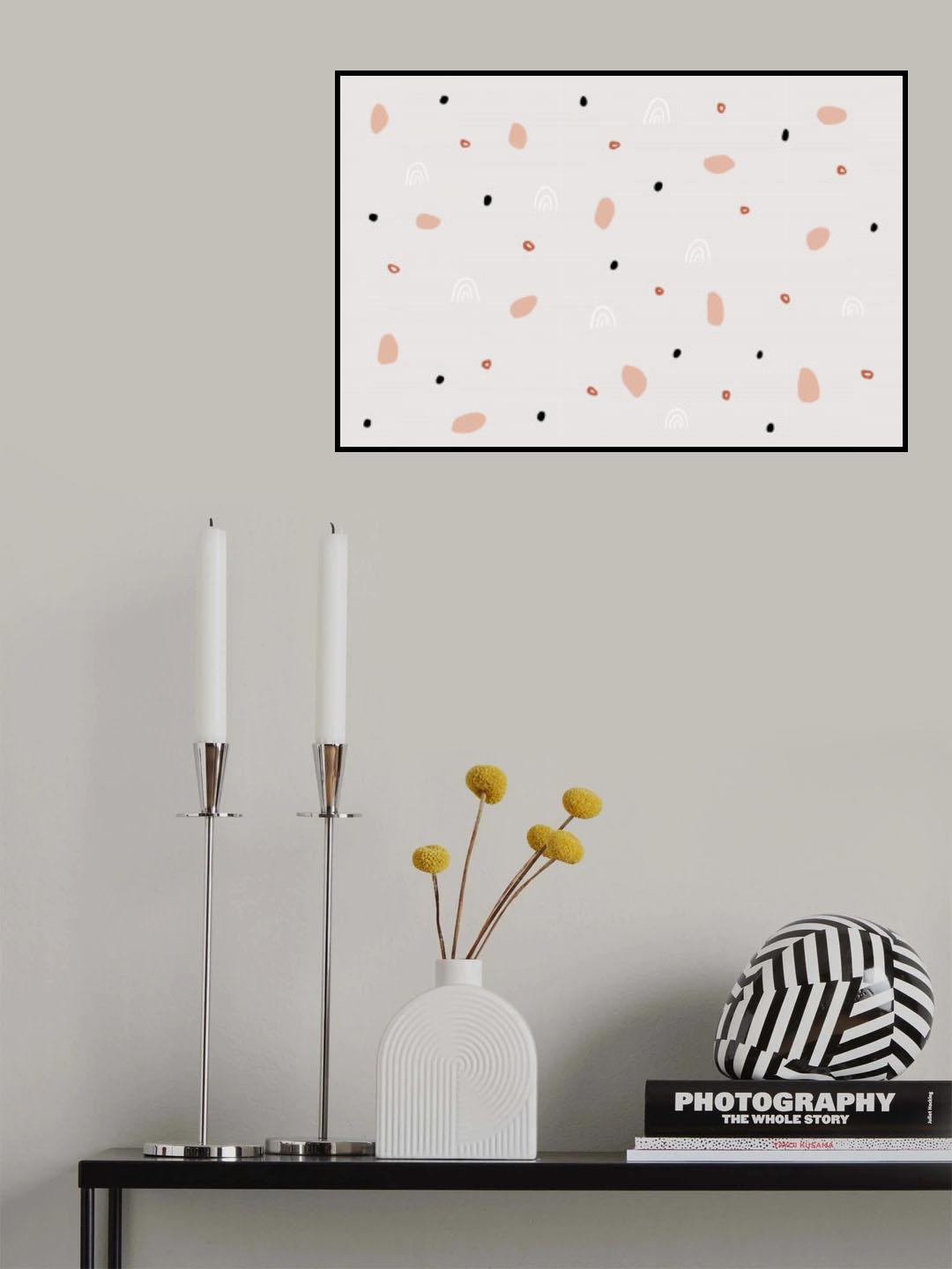 Happy Abstract Poster och Canvastavla