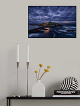 ultimas luces en el faro Poster och Canvastavla