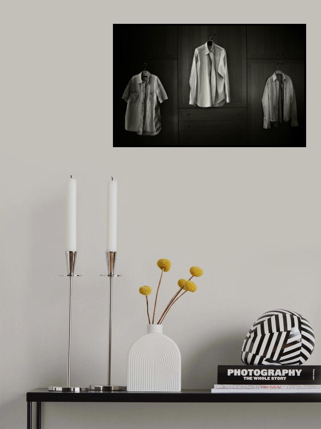 Nothing but three shirts Poster och Canvastavla