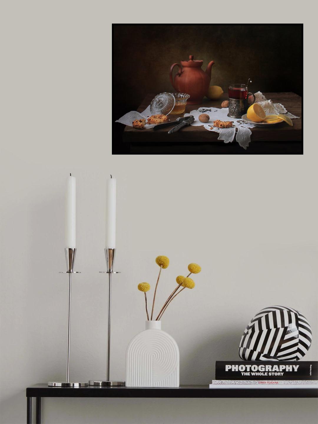Tea with honey Poster och Canvastavla