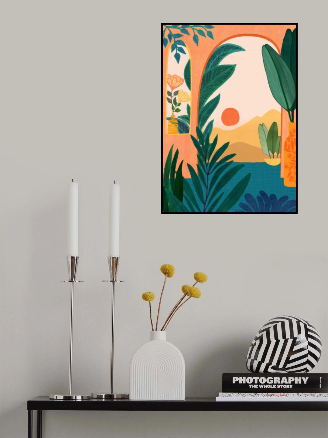 Desert Oasis Poster och Canvastavla
