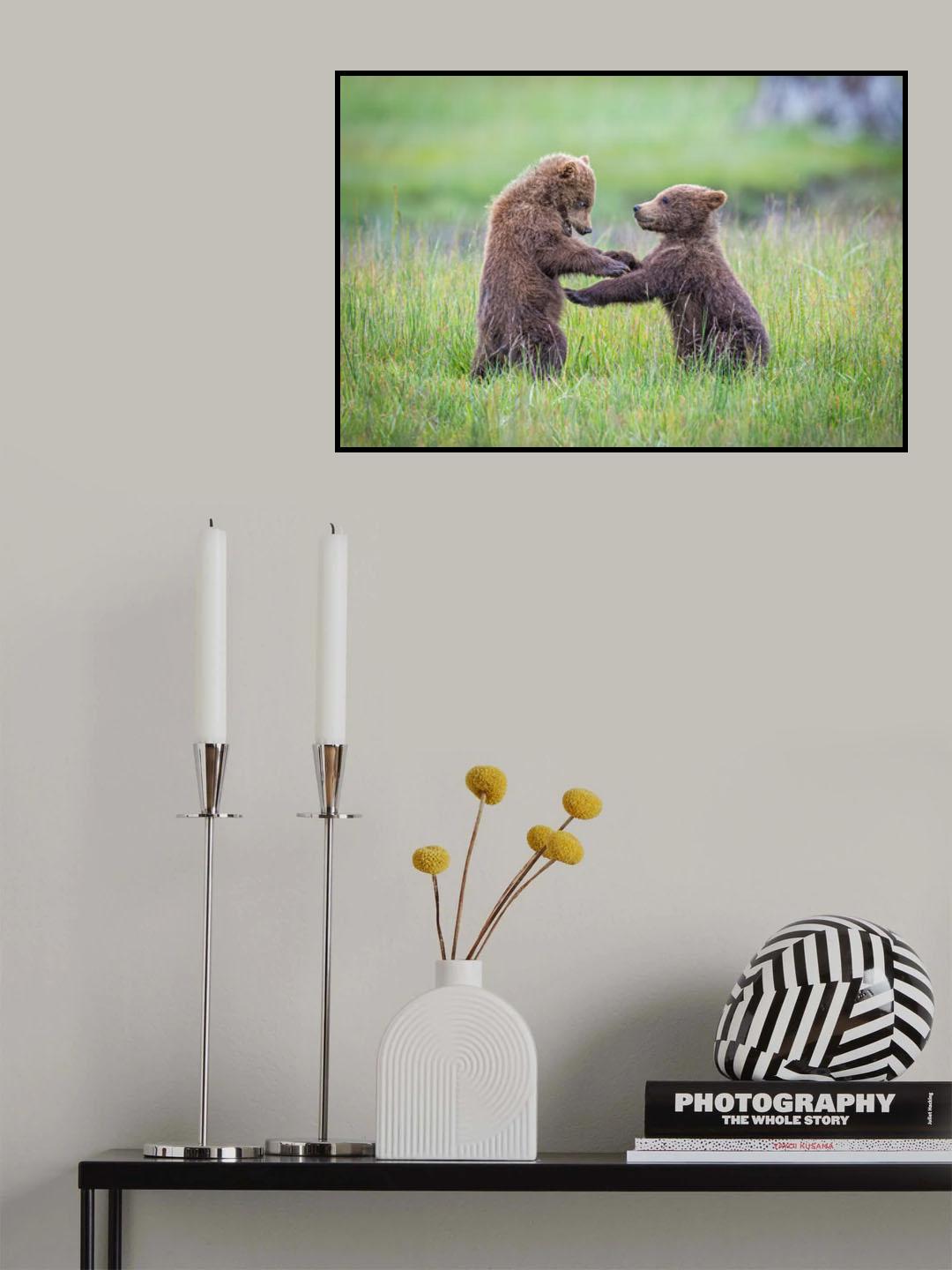"when push comes to shove" Poster och Canvastavla