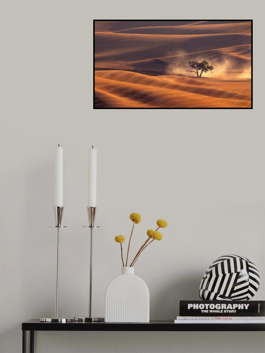 Twin Trees Poster och Canvastavla