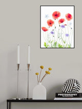 Poppy Garden Poster och Canvastavla