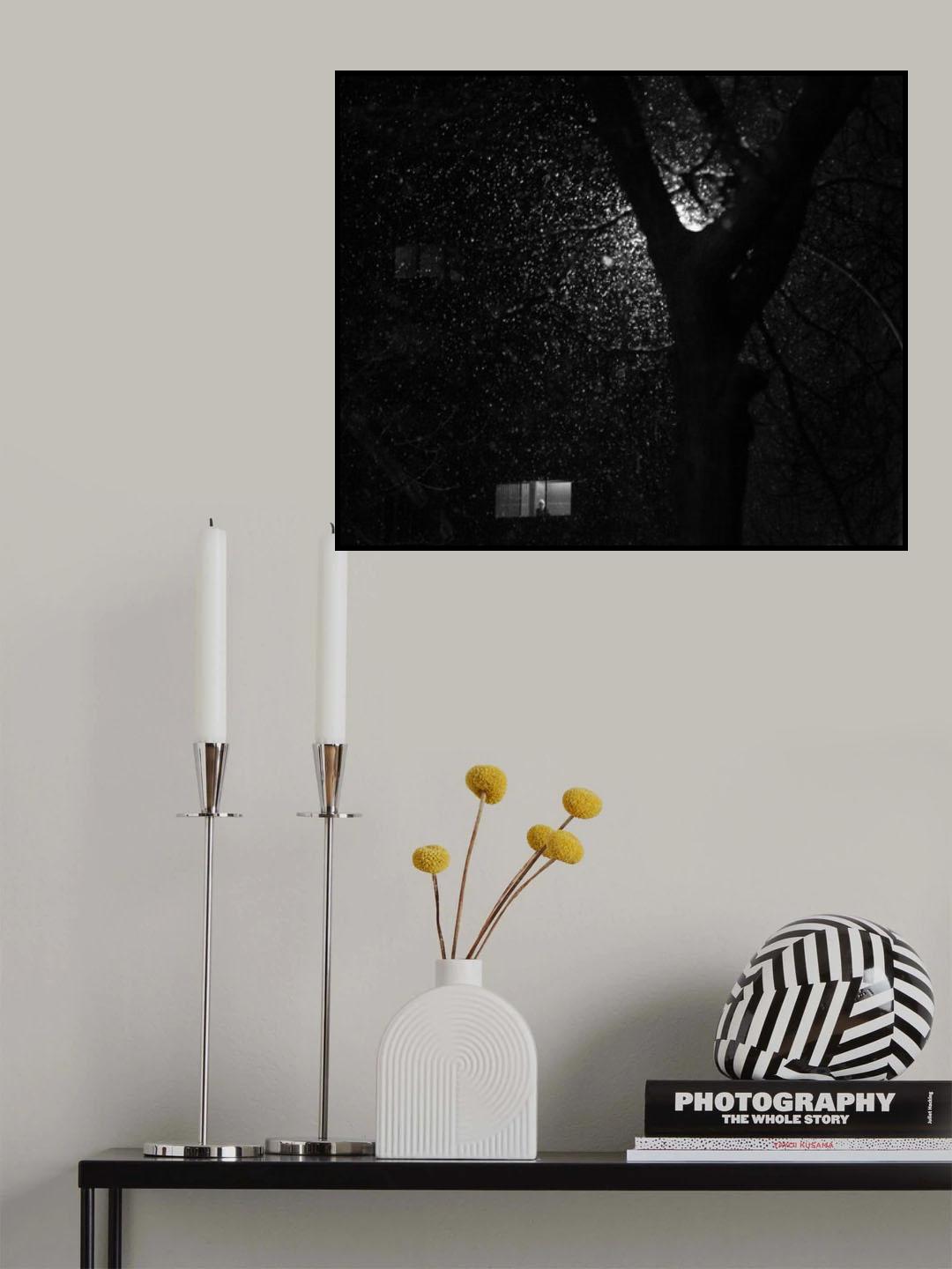 One Snowy Night Poster och Canvastavla