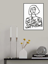 Be the Energy You Want To Attract Poster och Canvastavla