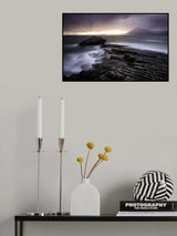 Sunset at Elgol Beach Poster och Canvastavla