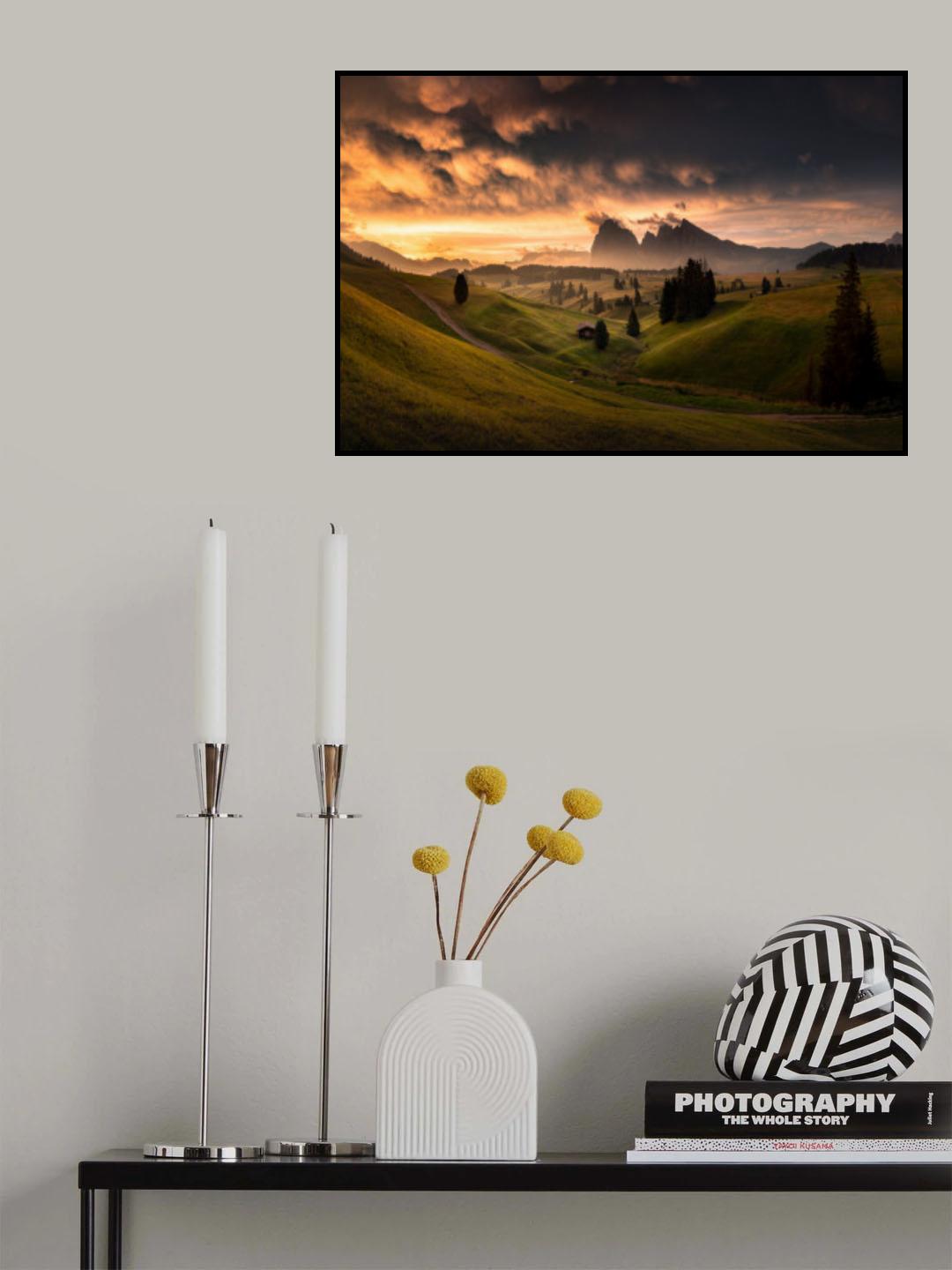 Alpe di Siusi Poster och Canvastavla