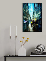 Umbrellas in the alley Poster och Canvastavla
