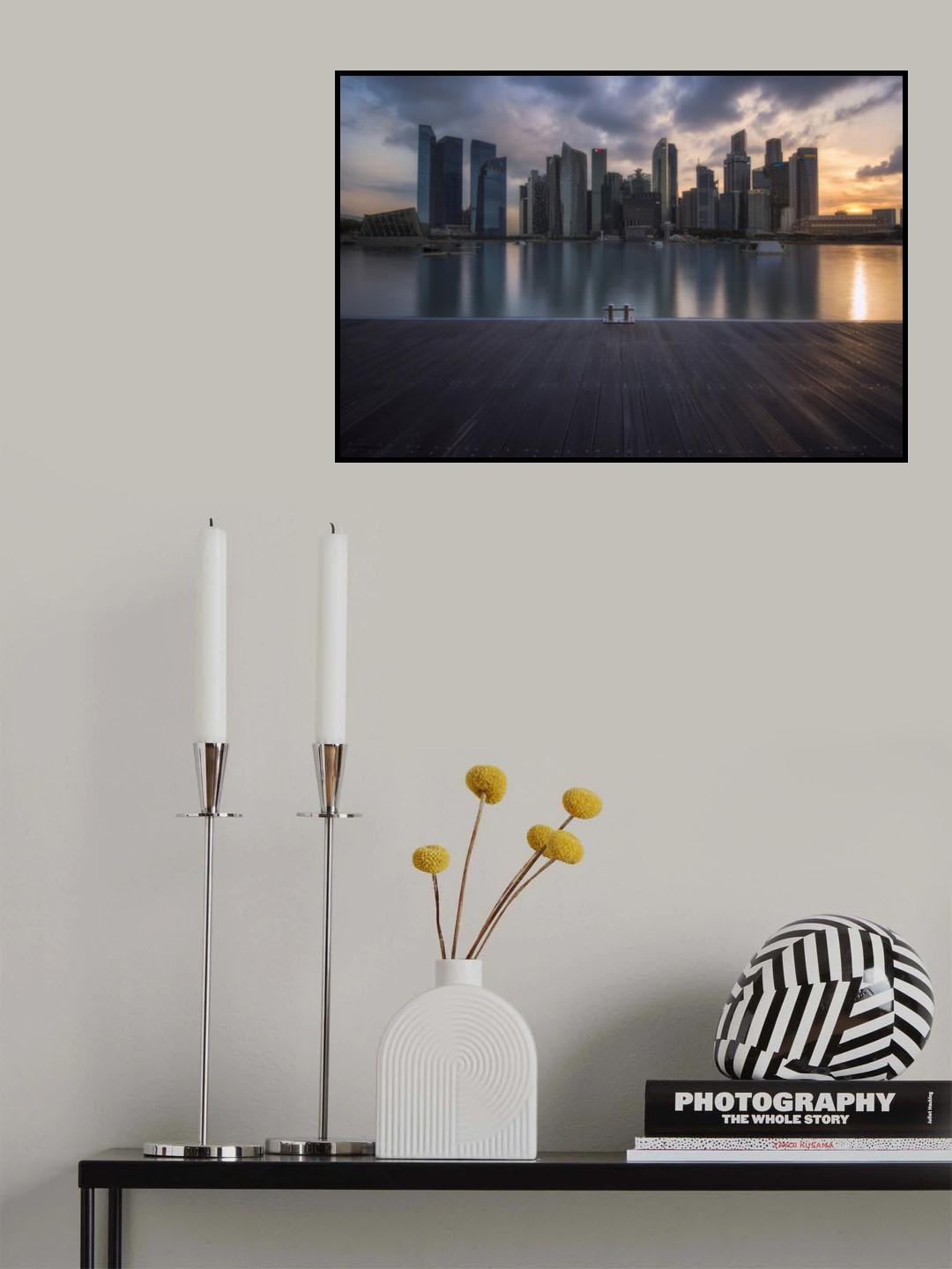 City Dock Poster och Canvastavla