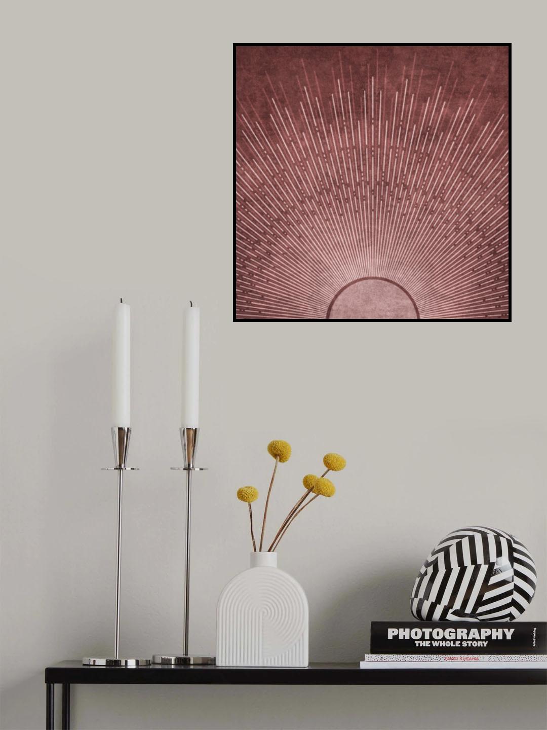 Sun Japon Poster och Canvastavla