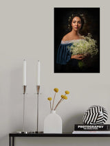 Flower Lady Poster och Canvastavla