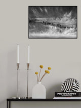 Horses returning at dusk Poster och Canvastavla